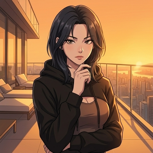 생각을 빠르게 정리하며 자세를 바로 세운 채 숨을 고르고 시선을 또렷하게 유지한다.